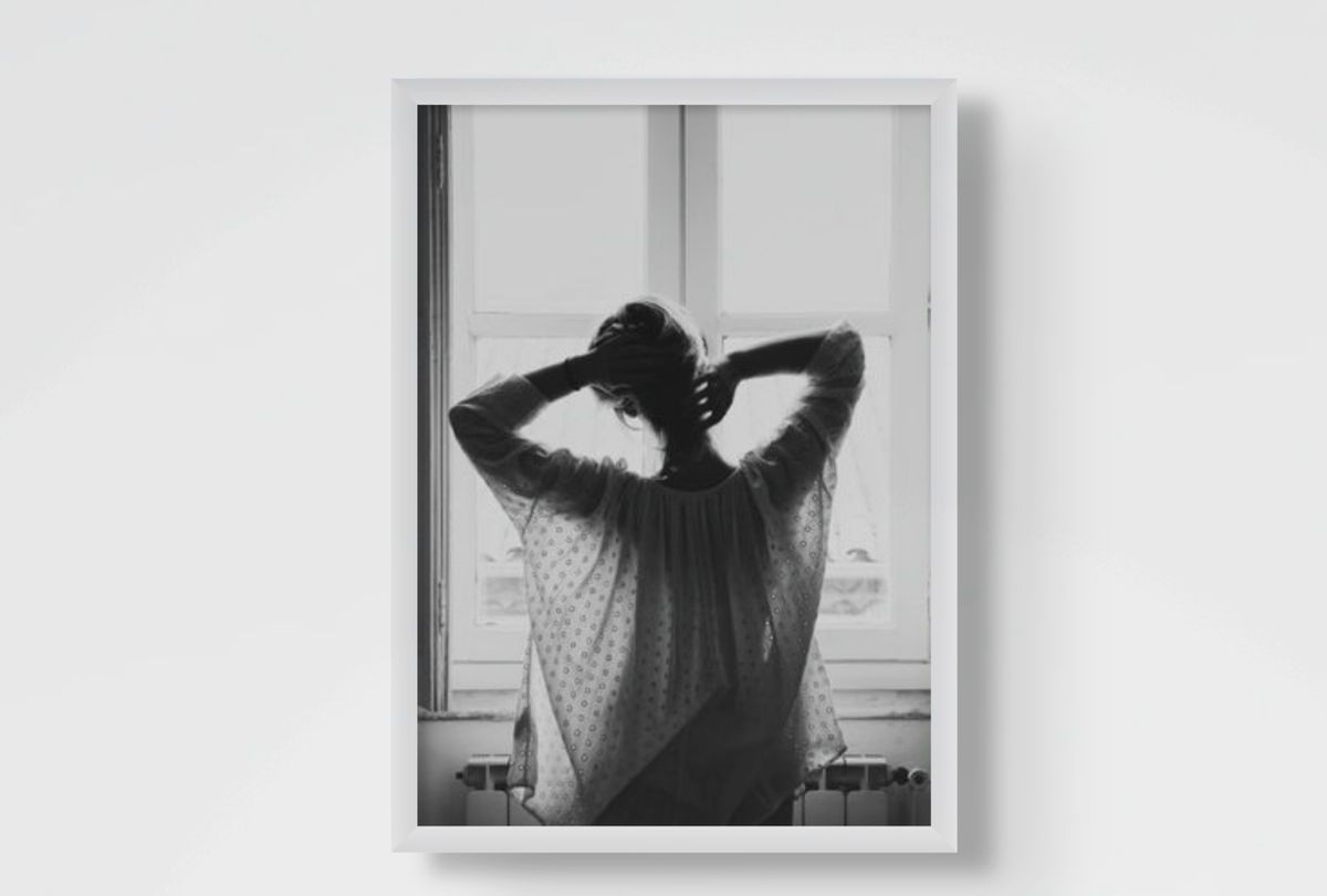 Quiet Morning l Black and White Fashion Wall Art Print