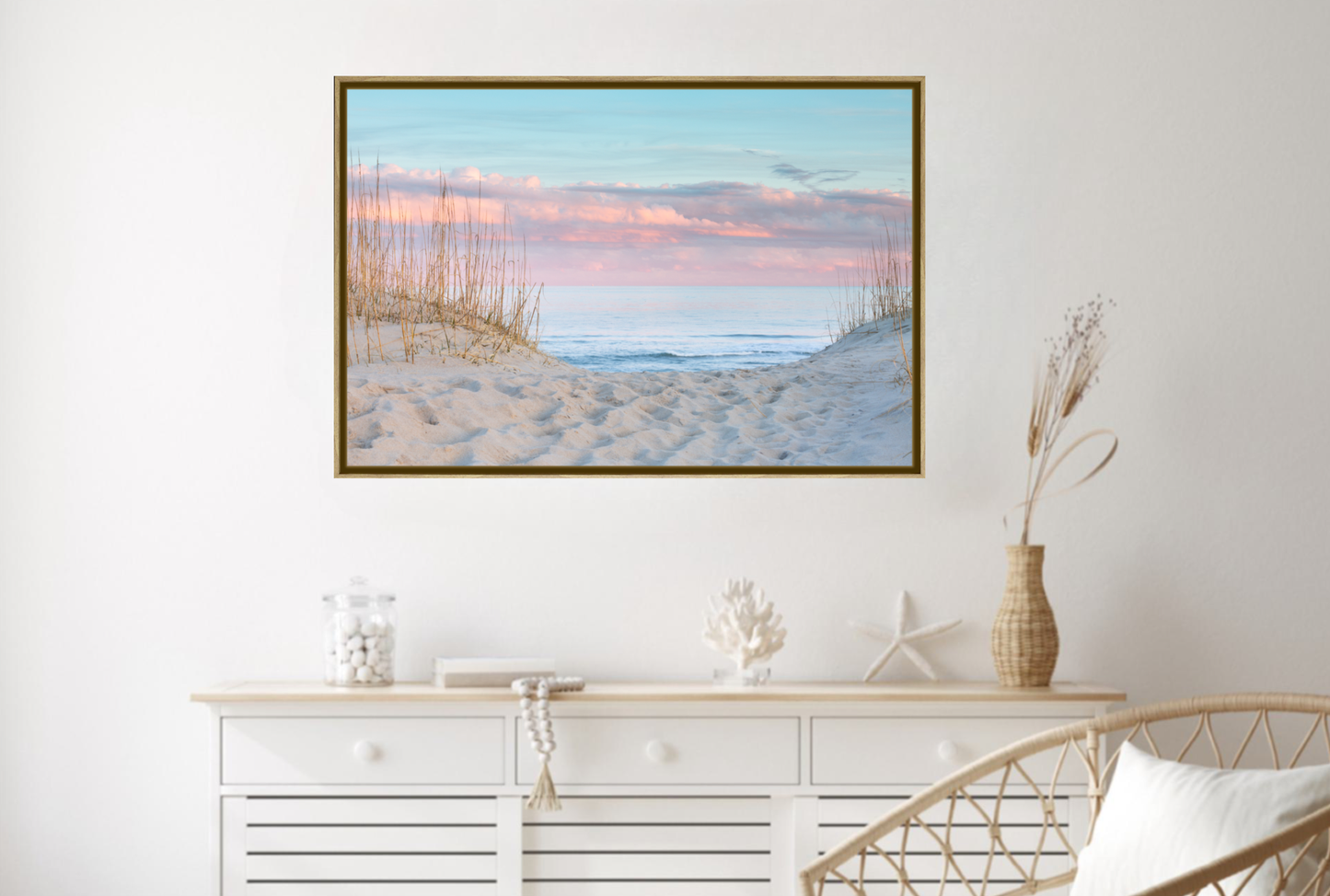 Sand Dune Pink Sunset | Wall Art Print