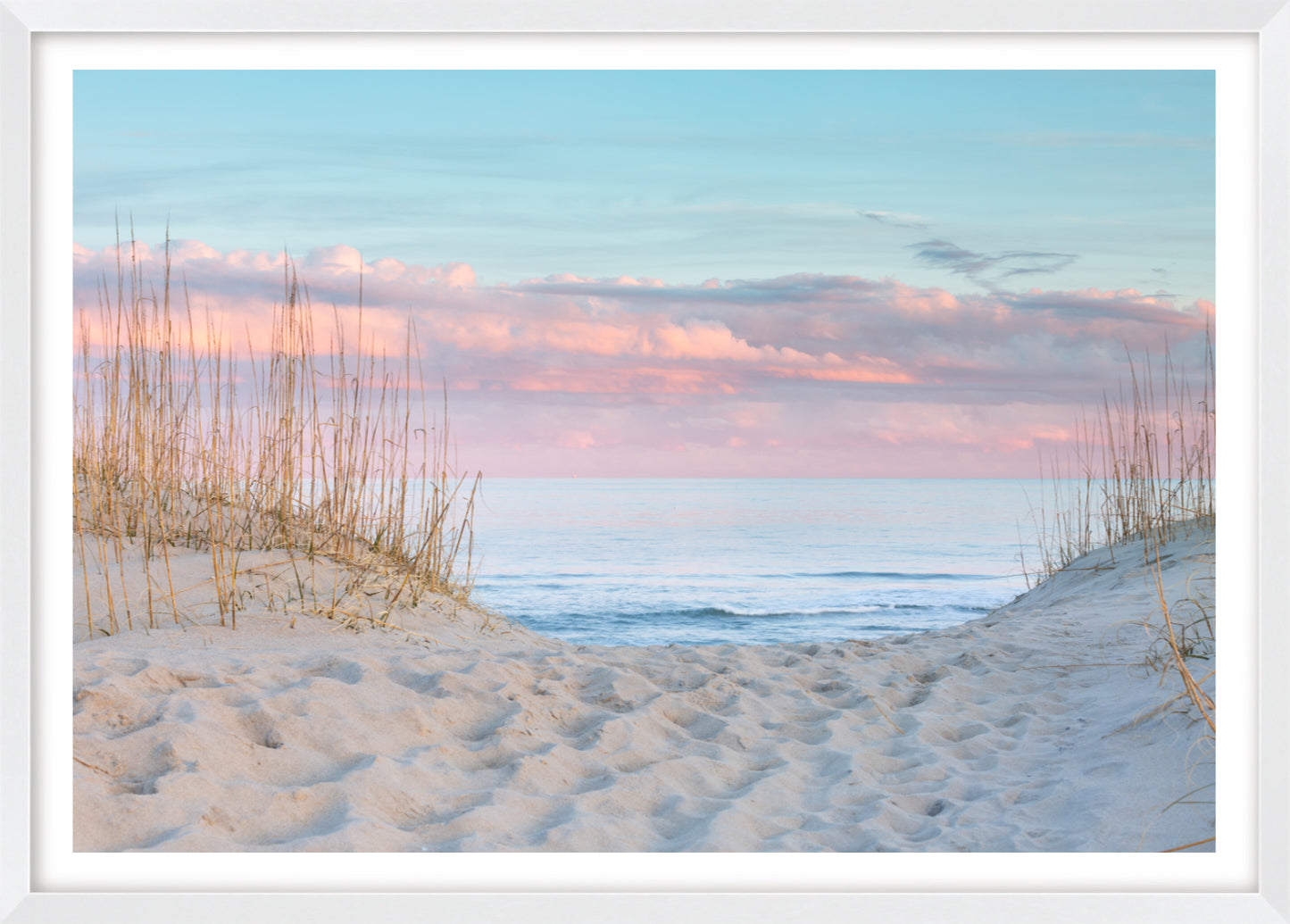 Sand Dune Pink Sunset | Wall Art Print