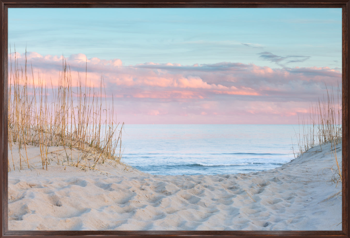 Sand Dune Pink Sunset | Wall Art Print