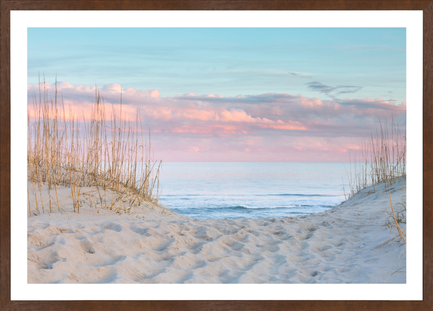 Sand Dune Pink Sunset | Wall Art Print