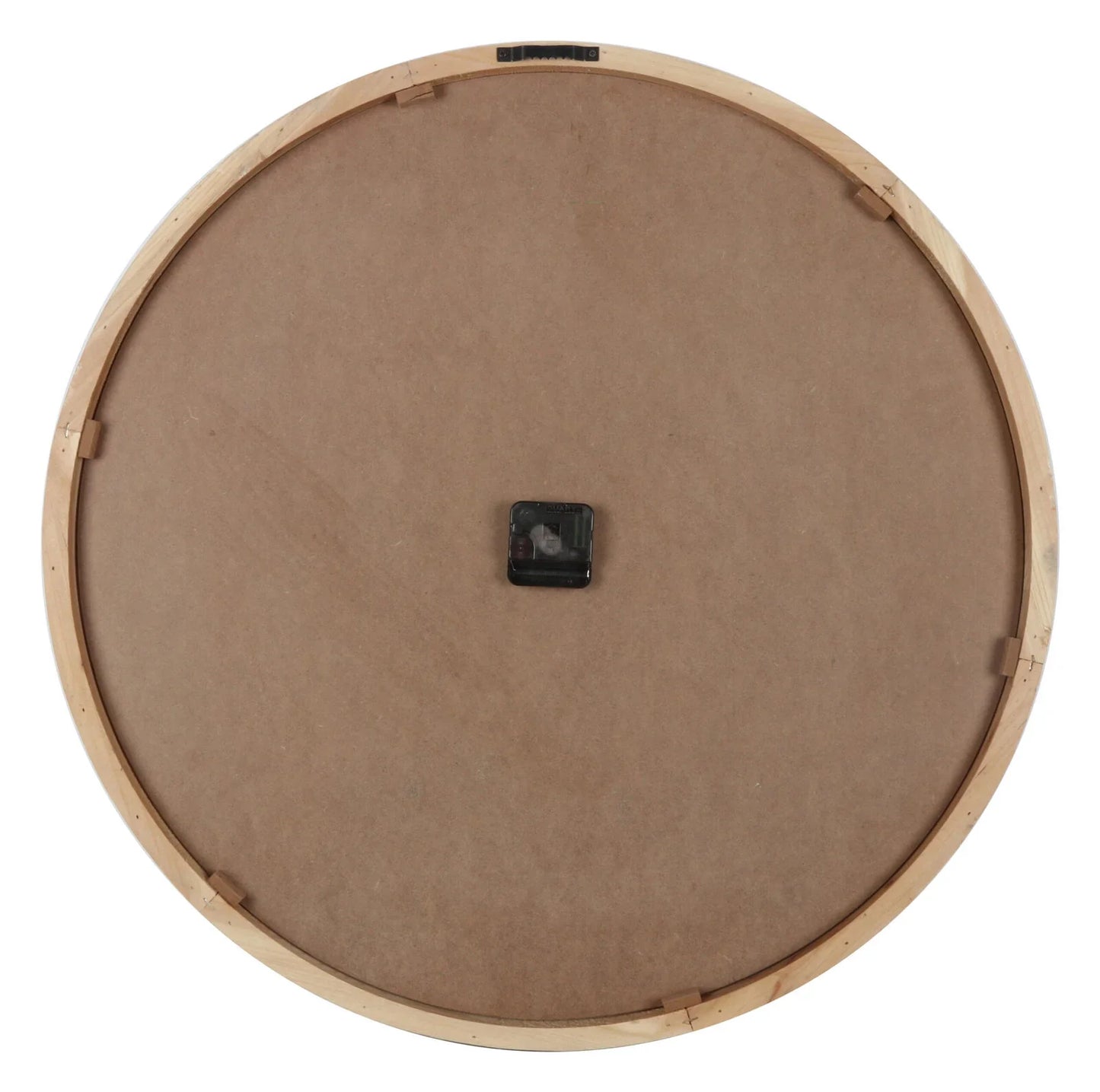 XXL Hamptons Coastal White Wooden Wall Clock 70cm - Final Touch Decor