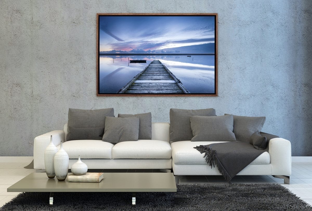 Glassy Lake Jetty | Canvas Wall Art Decor - Final Touch Decor