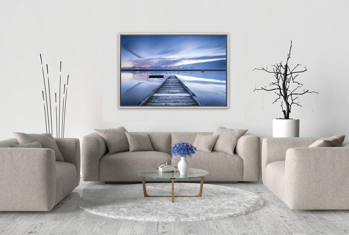 Glassy Lake Jetty | Canvas Wall Art Decor - Final Touch Decor