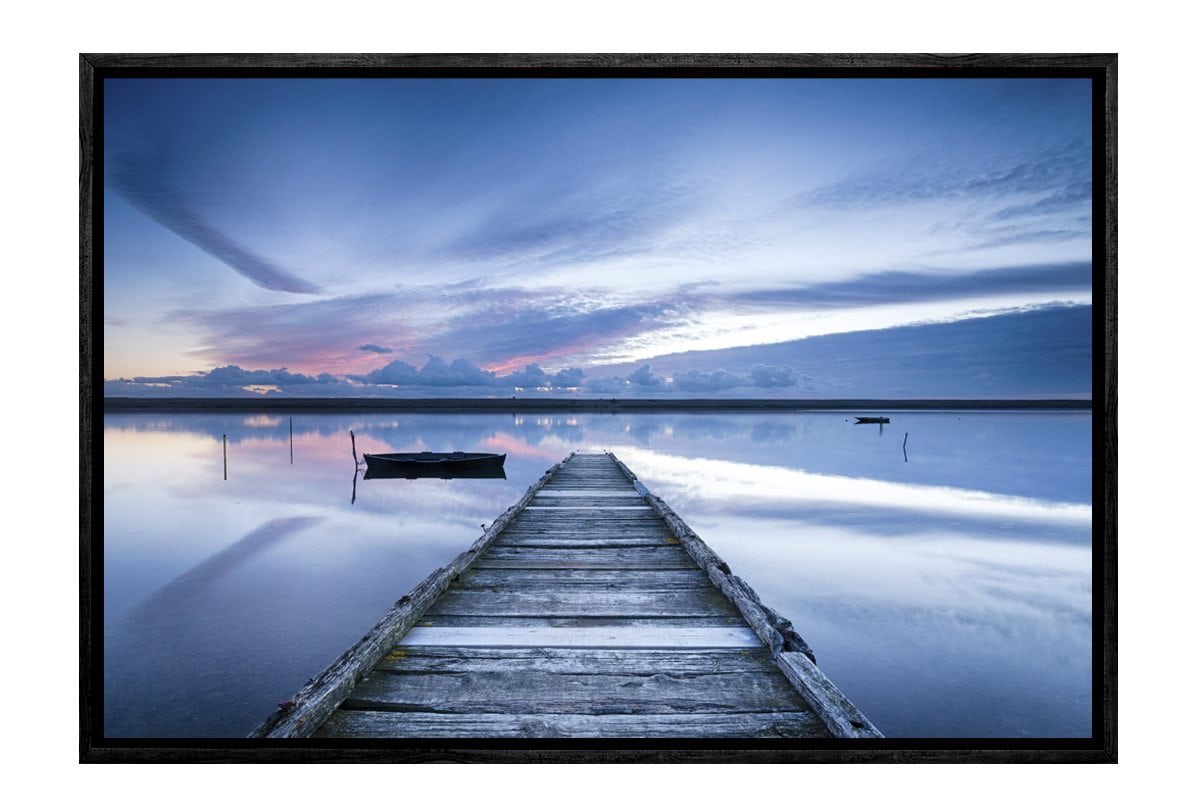 Glassy Lake Jetty | Canvas Wall Art Decor - Final Touch Decor