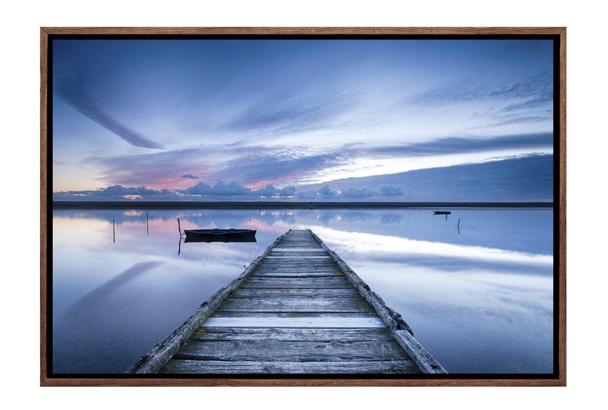 Glassy Lake Jetty | Canvas Wall Art Decor - Final Touch Decor