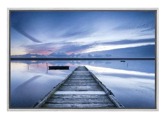 Glassy Lake Jetty | Canvas Wall Art Decor - Final Touch Decor