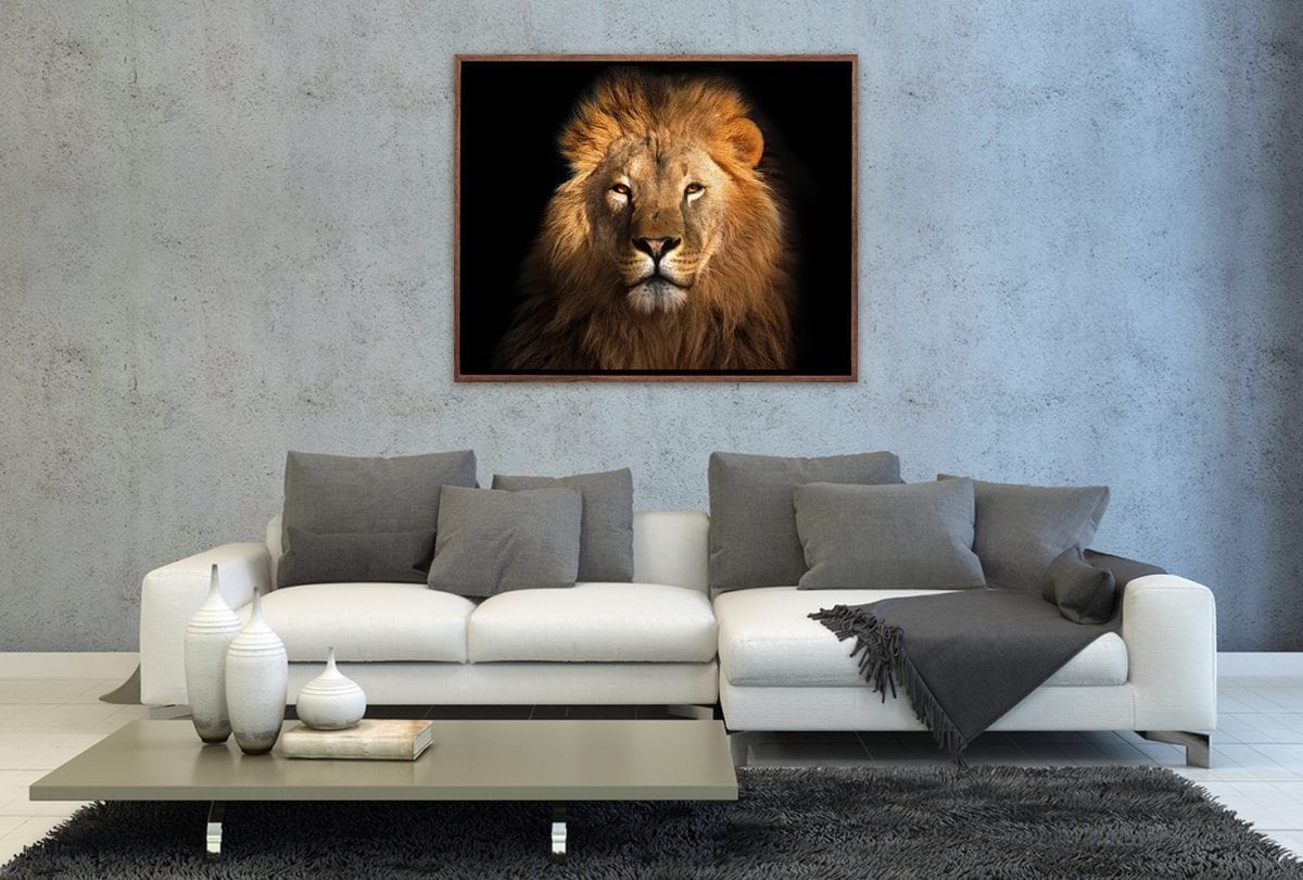 Lion 2 | Animal Canvas Wall Art Print - Final Touch Decor