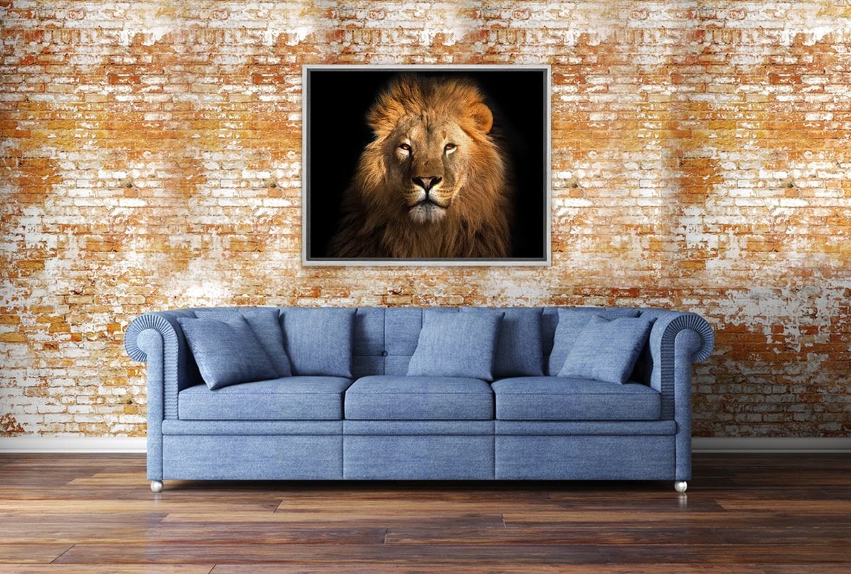 Lion 2 | Animal Canvas Wall Art Print - Final Touch Decor