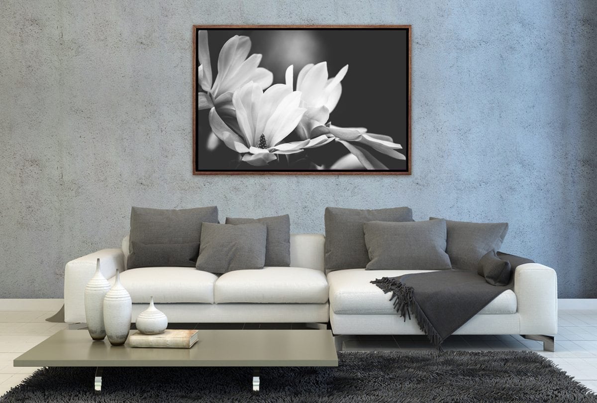 Mono Tone Bloom | Canvas Art Print - Final Touch Decor