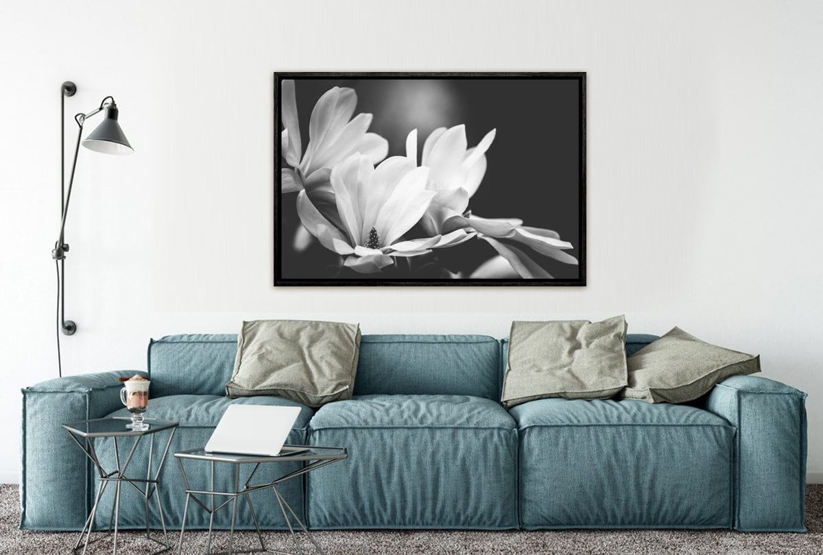 Mono Tone Bloom | Canvas Art Print - Final Touch Decor