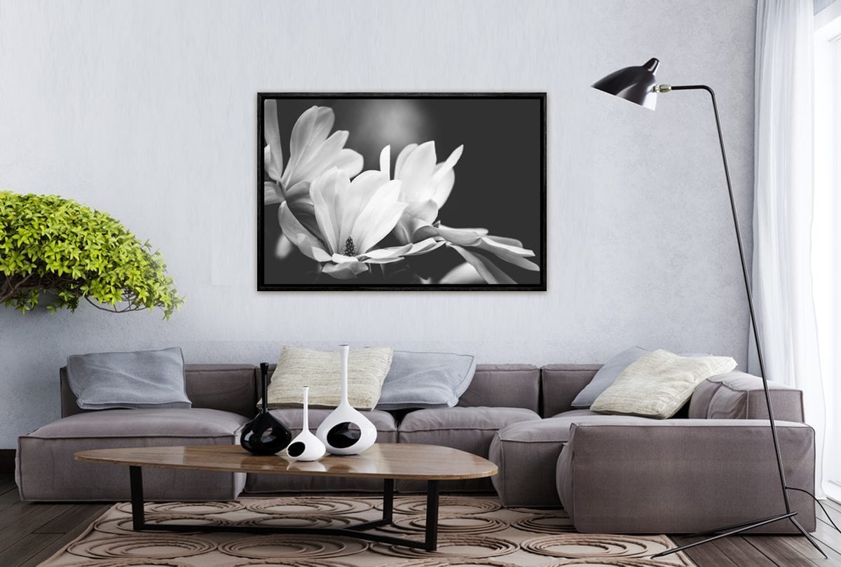 Mono Tone Bloom | Canvas Art Print - Final Touch Decor