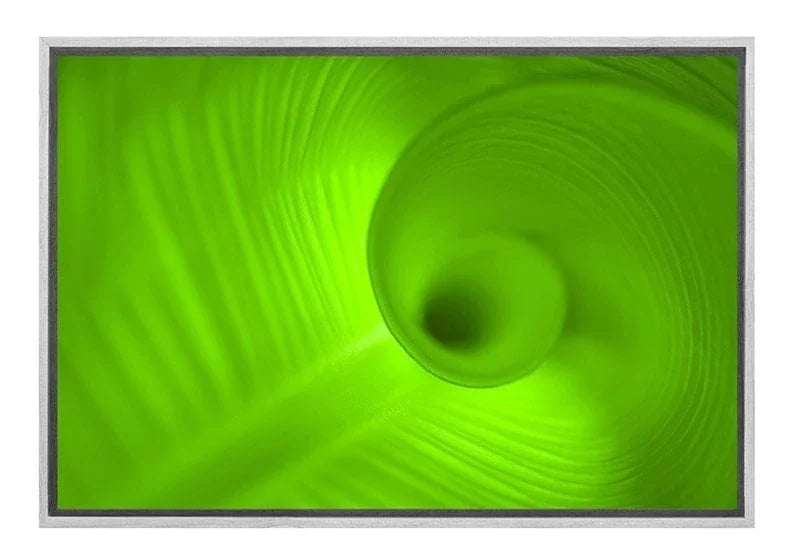 Green Leaf Canvas Art Print Final Touch Decor