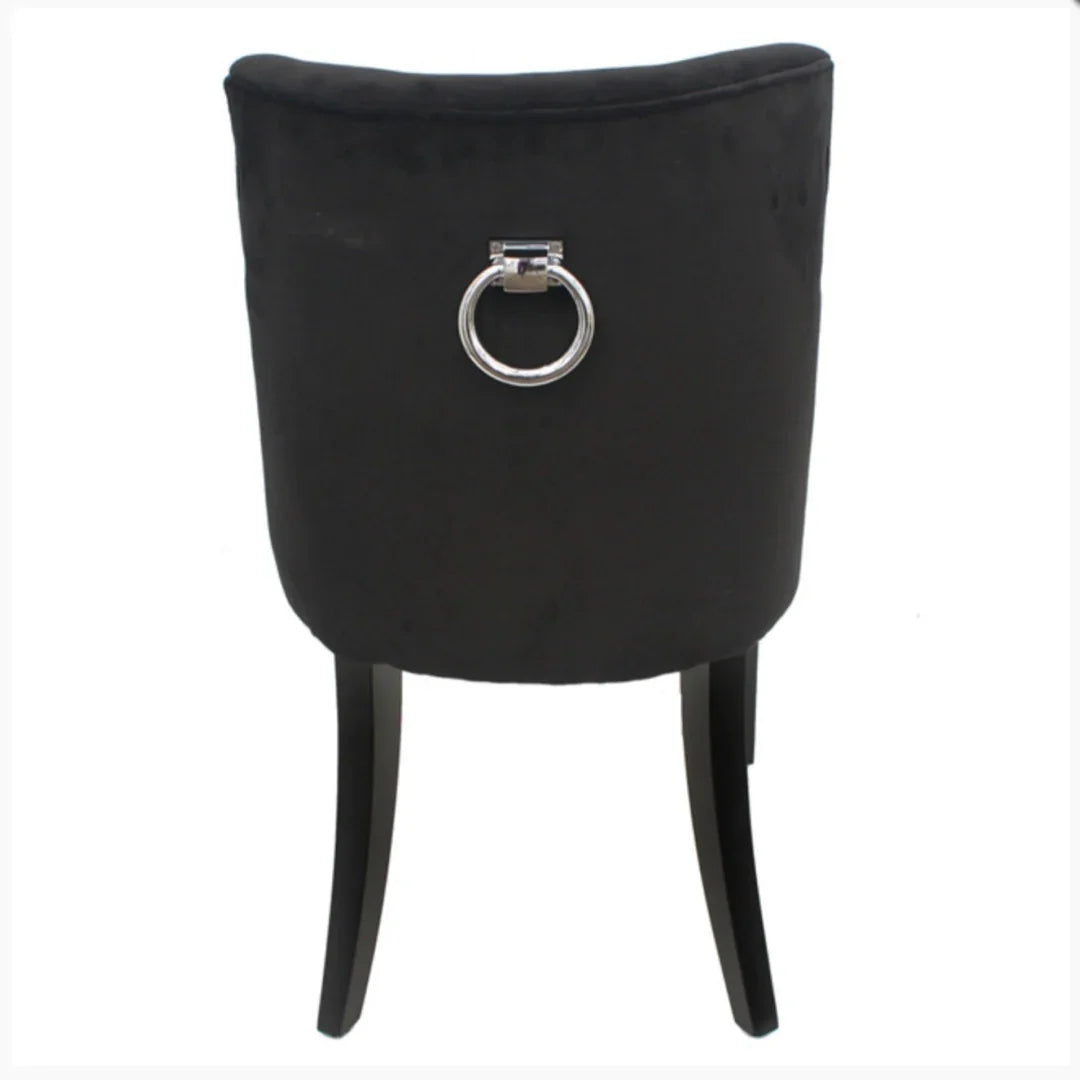 Ophelia Dining Chair Black - Final Touch Decor