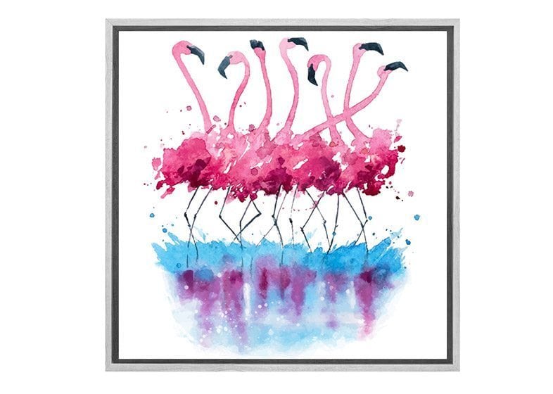 Abstract Flamingo | Abstract Wall Art Print - Final Touch Decor