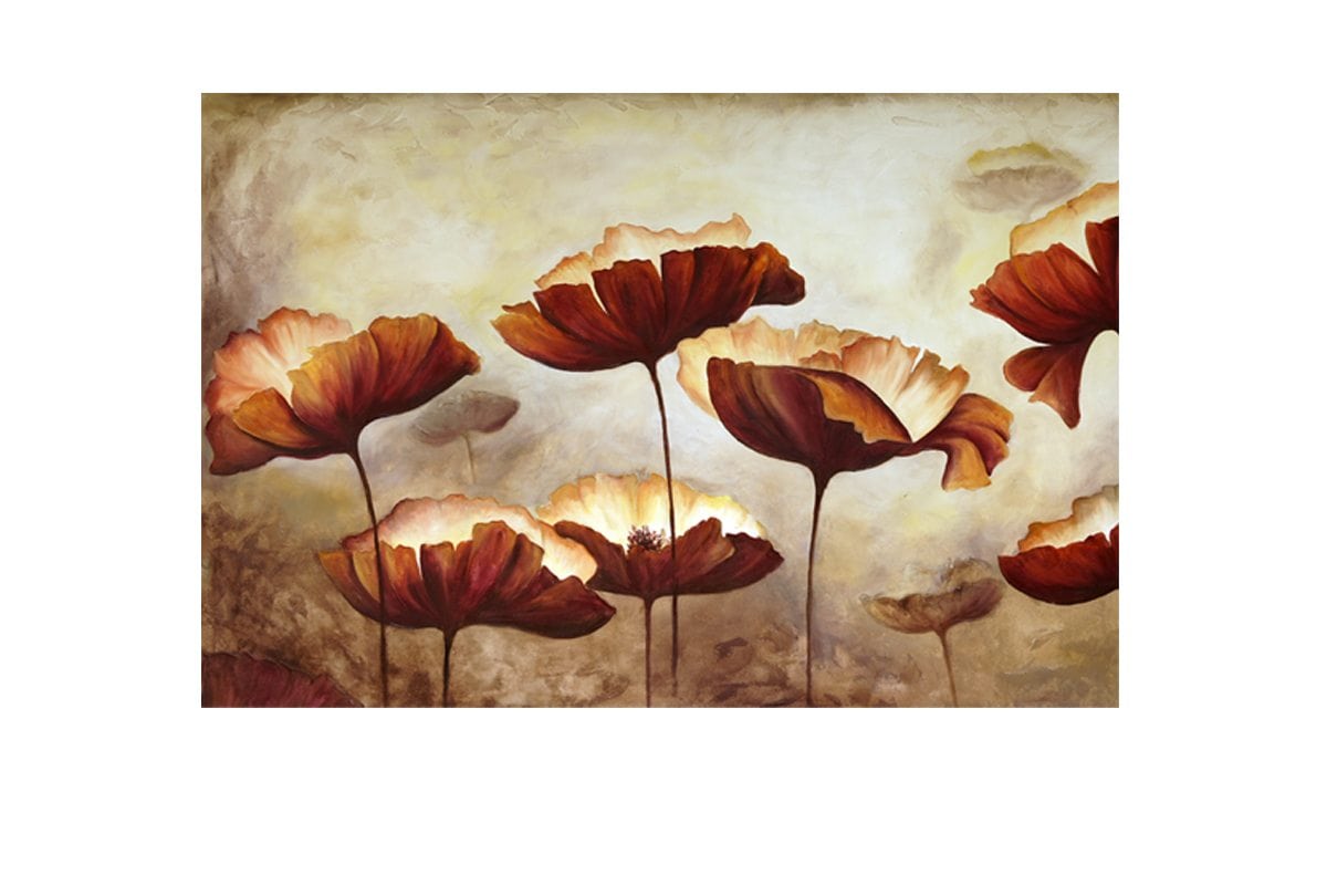 Poppies | Floral Canvas Wall Art Print - Final Touch Decor