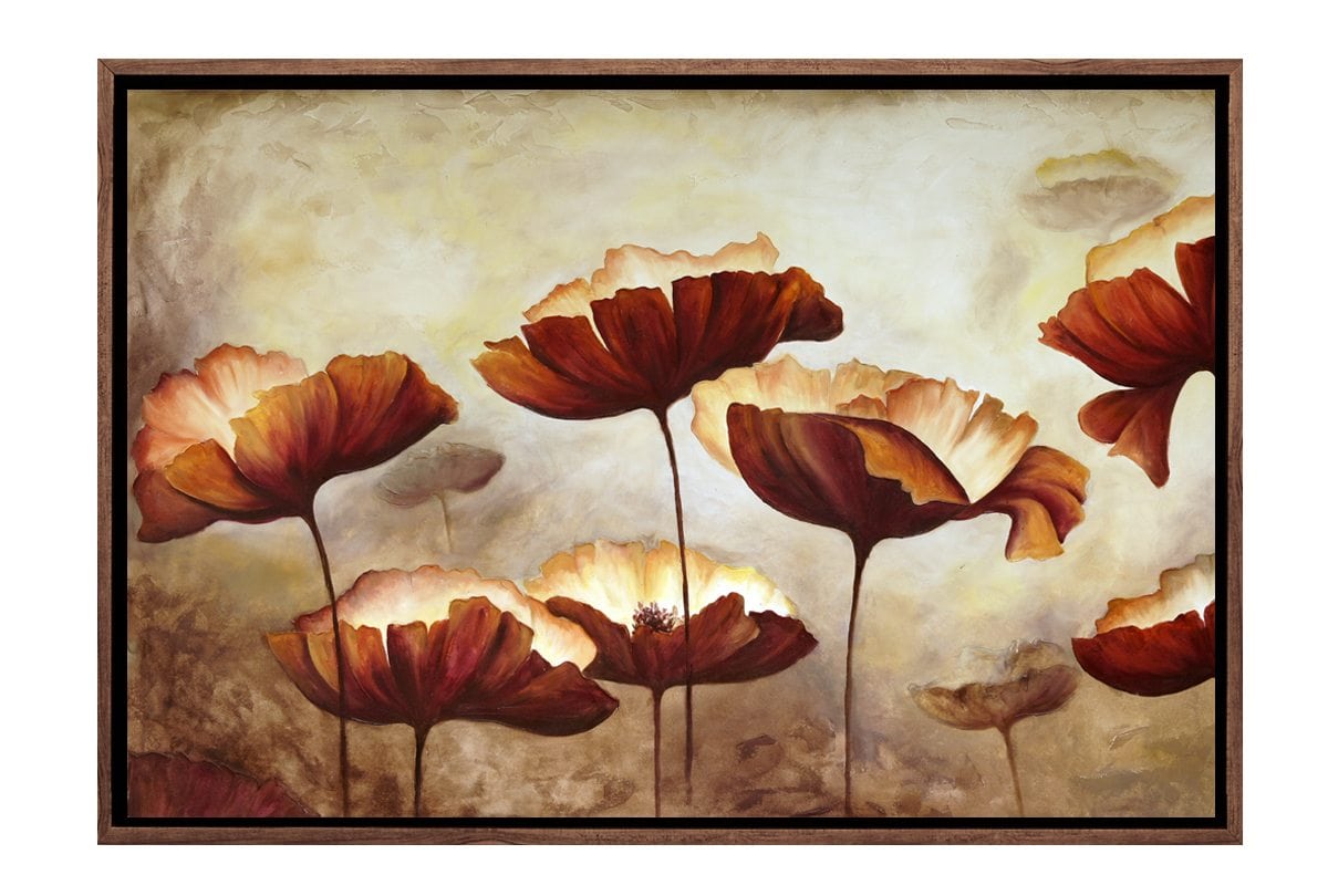 Poppies | Floral Canvas Wall Art Print - Final Touch Decor