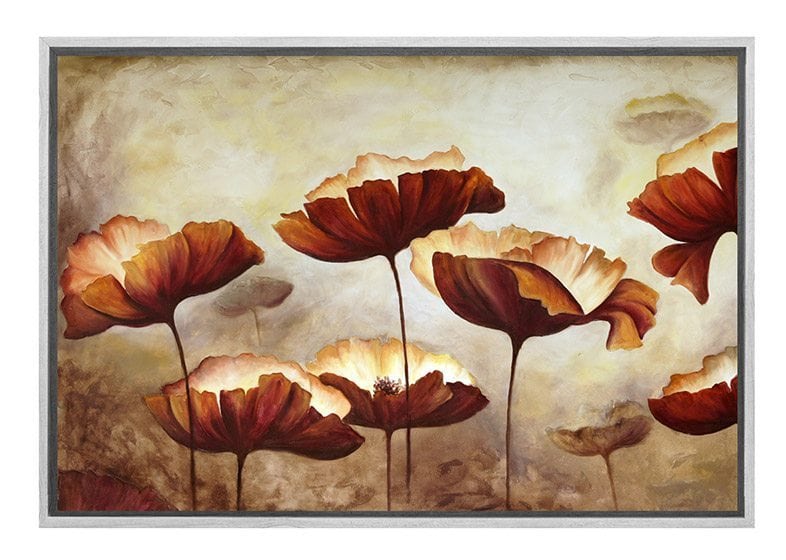 Poppies | Floral Canvas Wall Art Print - Final Touch Decor