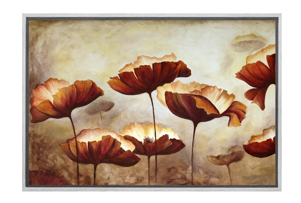 Poppies | Floral Canvas Wall Art Print - Final Touch Decor