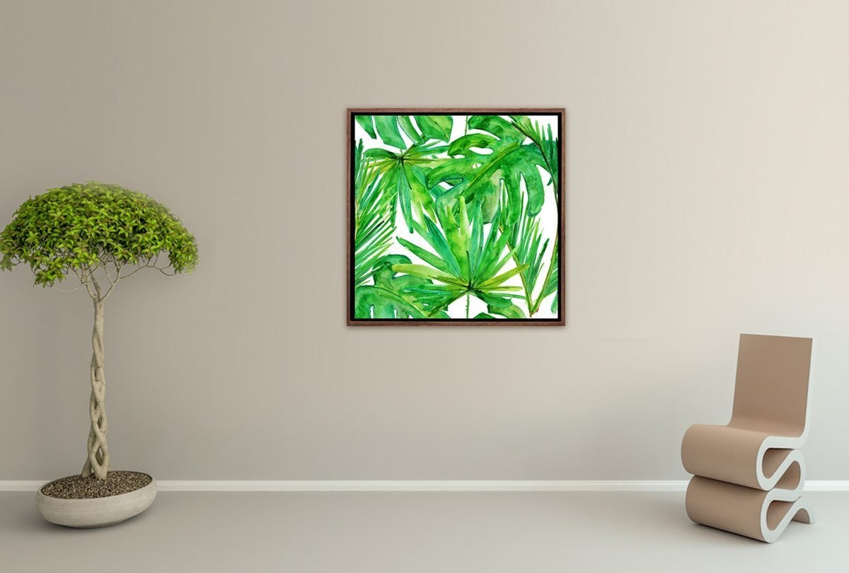Tropical Leaves | Canvas Wall Art Print - Final Touch Decor