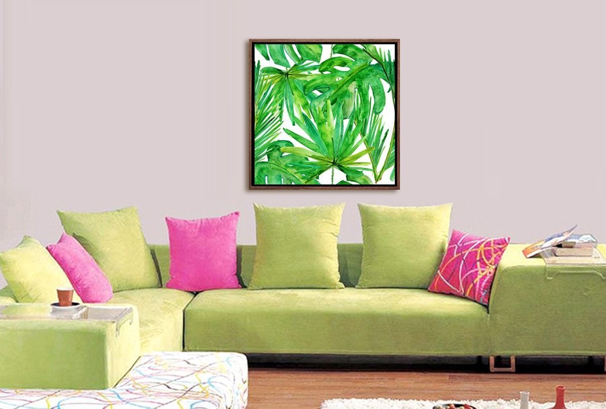 Tropical Leaves | Canvas Wall Art Print - Final Touch Decor