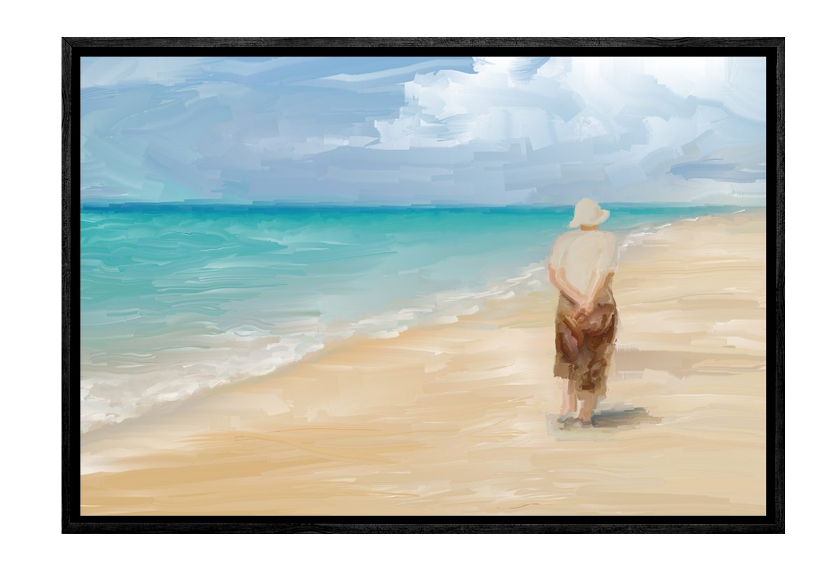 Beach Combing | Canvas Wall Art Print - Final Touch Decor
