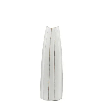 Tall Coastal White Vase - Final Touch Decor