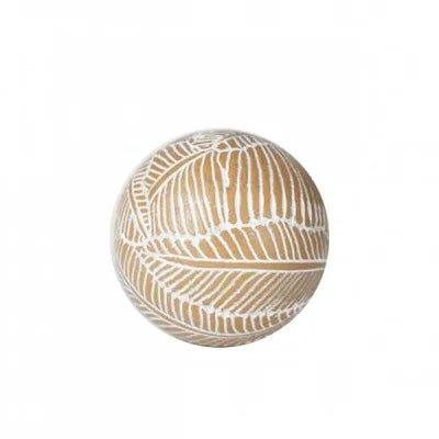 Banana Leaves Decorative Ball 8cm - Final Touch Decor