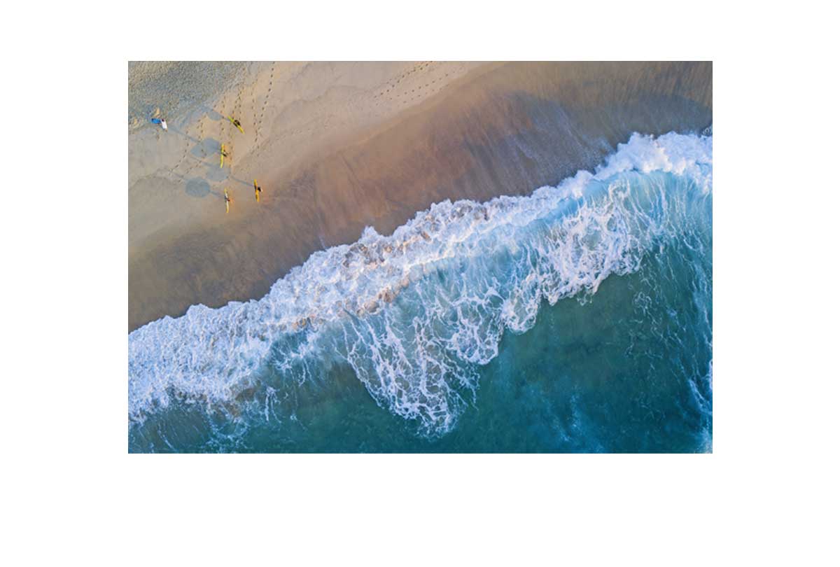 Bronte Beach From Above, Sydney, Australia | Canvas Wall Art Print - Final Touch Decor