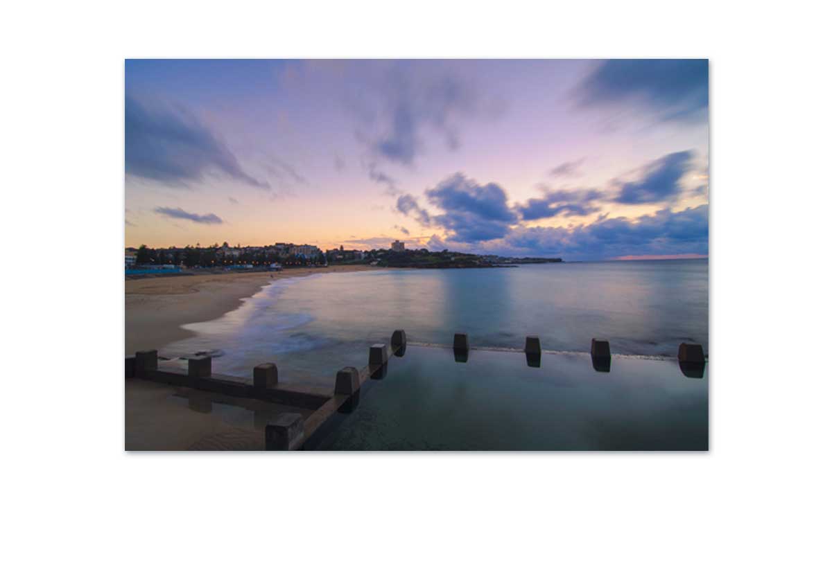 Daybreak Coogee Rock Pool, Sydney, Australia | Canvas Wall Art Print - Final Touch Decor