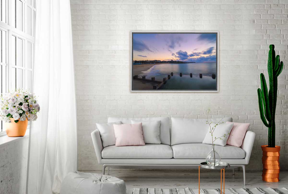 Daybreak Coogee Rock Pool, Sydney, Australia | Canvas Wall Art Print - Final Touch Decor