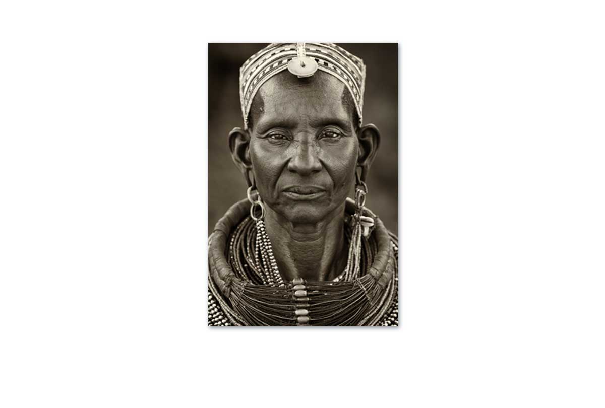 Kenyan Woman | Canvas Wall Art Print - Final Touch Decor
