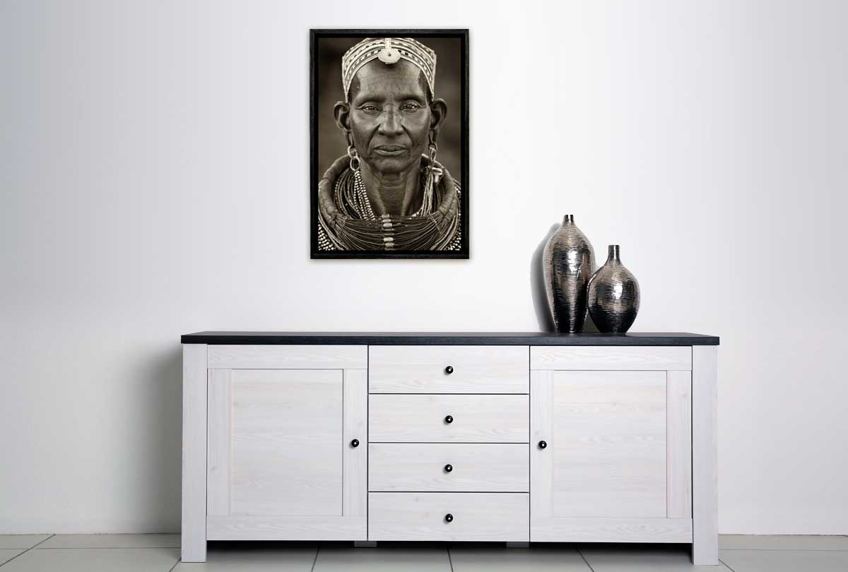 Kenyan Woman | Canvas Wall Art Print - Final Touch Decor