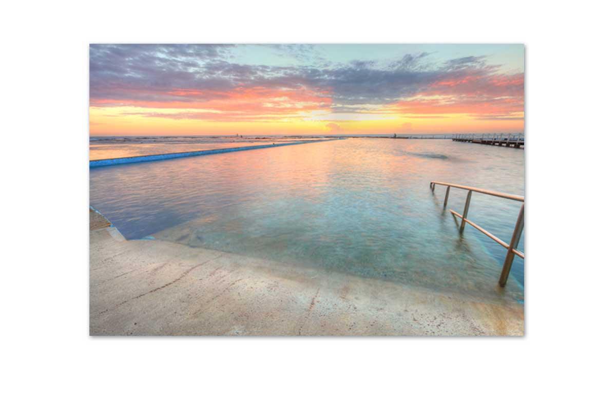 Narrabeen Ocean Pool, Australia | Canvas Wall Art Print - Final Touch Decor