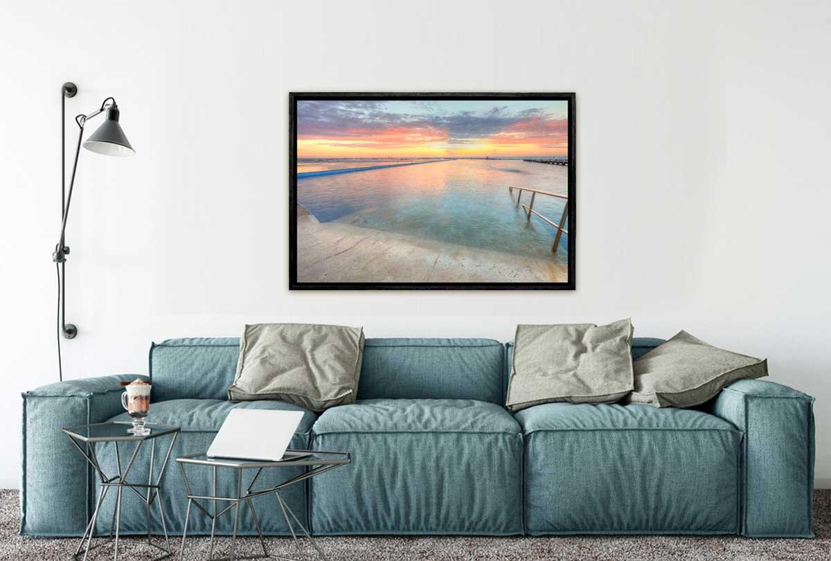 Narrabeen Ocean Pool, Australia | Canvas Wall Art Print - Final Touch Decor