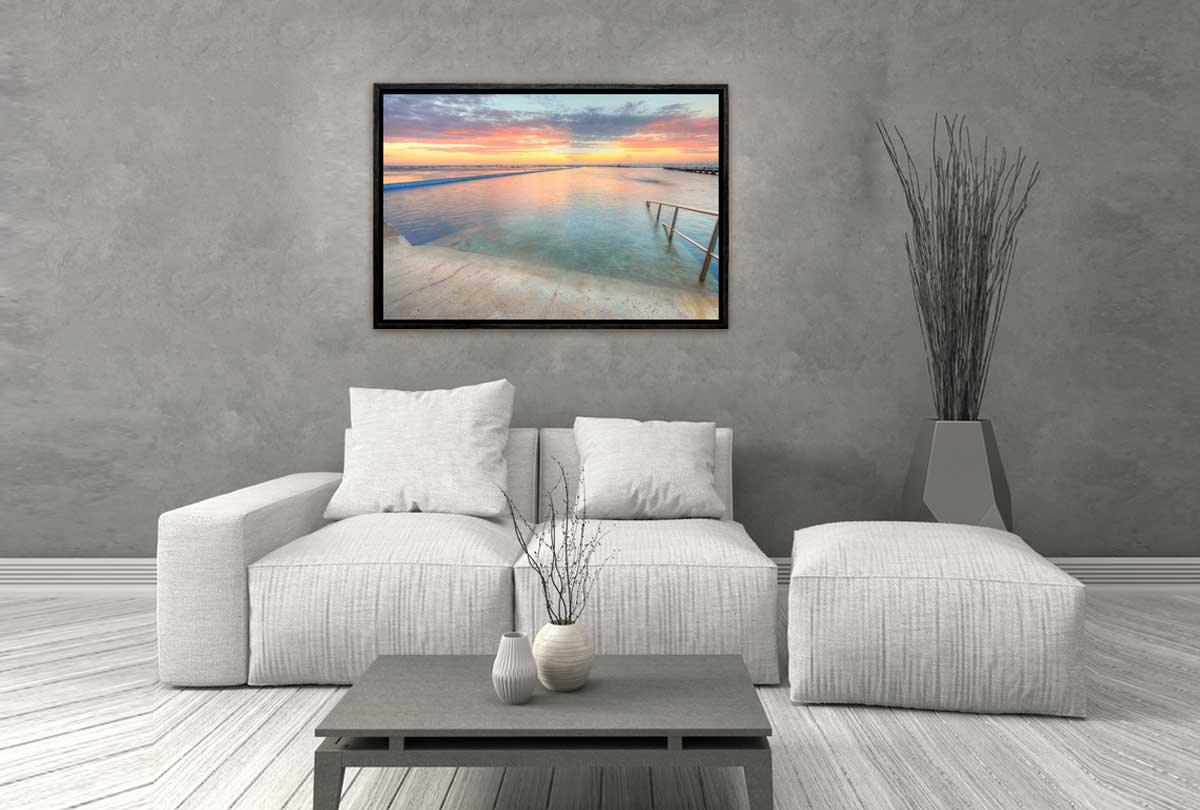 Narrabeen Ocean Pool, Australia | Canvas Wall Art Print - Final Touch Decor