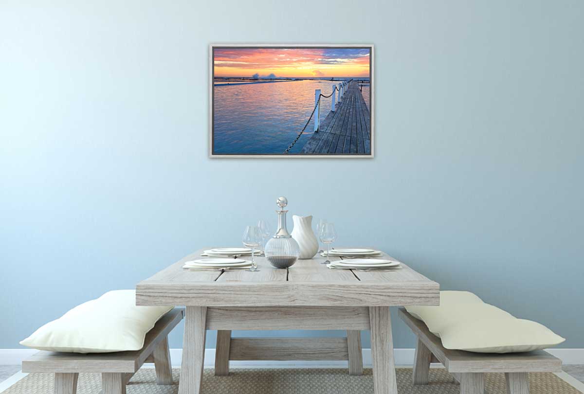 Narrabeen Ocean Pool 2, Australia | Canvas Wall Art Print - Final Touch Decor