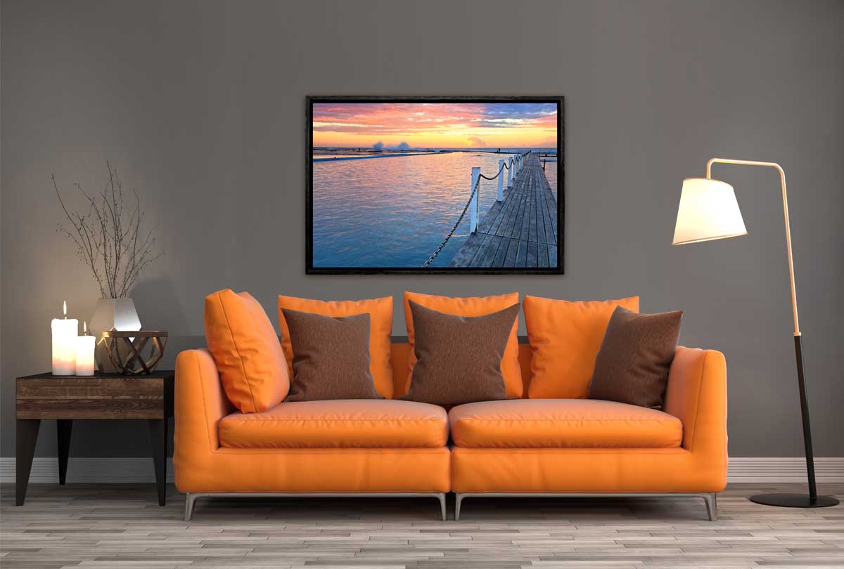 Narrabeen Ocean Pool 2, Australia | Canvas Wall Art Print - Final Touch Decor