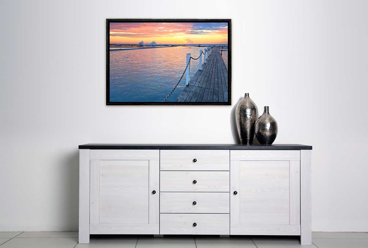 Narrabeen Ocean Pool 2, Australia | Canvas Wall Art Print - Final Touch Decor