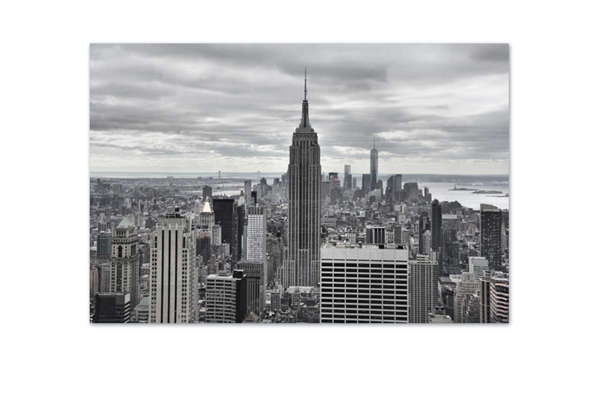 New York City Black & White 2, USA | Canvas Wall Art Print - Final Touch Decor