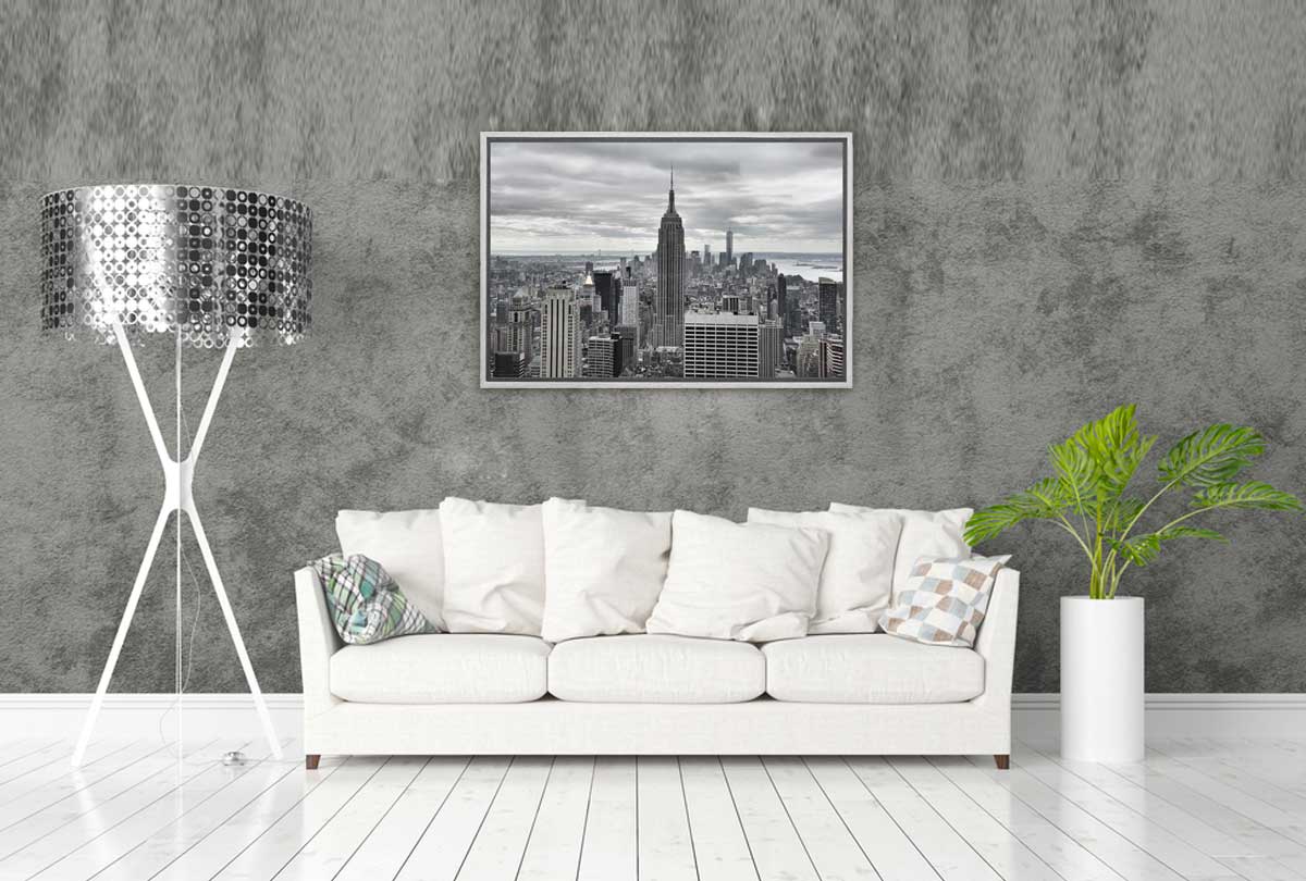 New York City Black & White 2, USA | Canvas Wall Art Print - Final Touch Decor