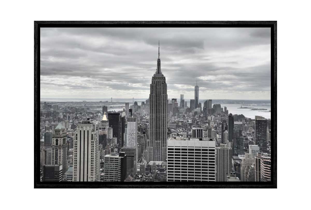 New York City Black & White 2, USA | Canvas Wall Art Print - Final Touch Decor
