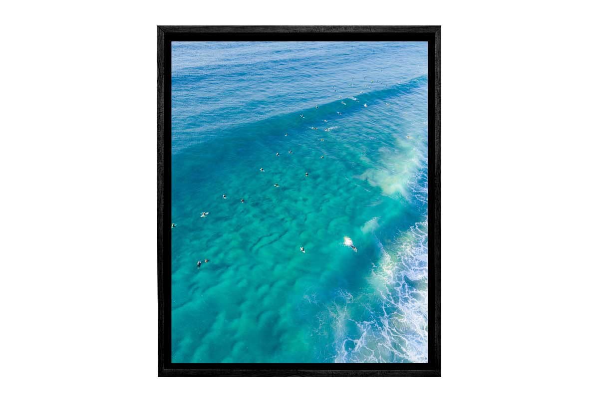 Surfers From Above | Canvas Wall Art Print - Final Touch Decor