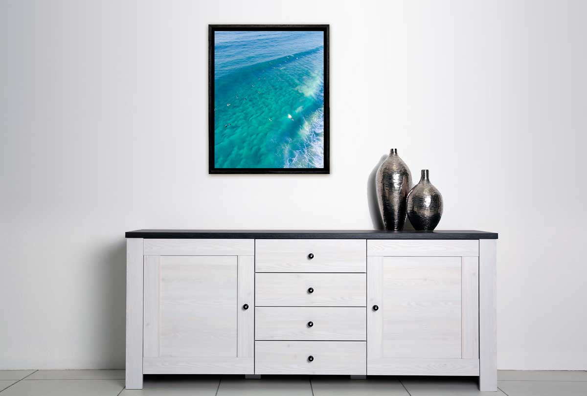 Surfers From Above | Canvas Wall Art Print - Final Touch Decor