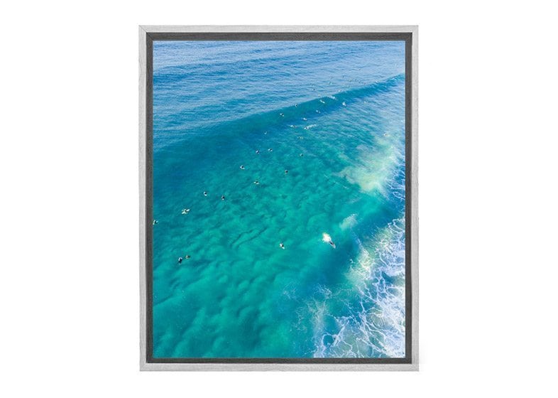 Surfers From Above | Canvas Wall Art Print - Final Touch Decor
