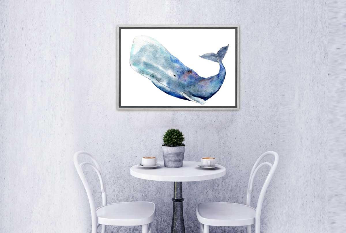 Whale 5 | Canvas Wall Art Print - Final Touch Decor