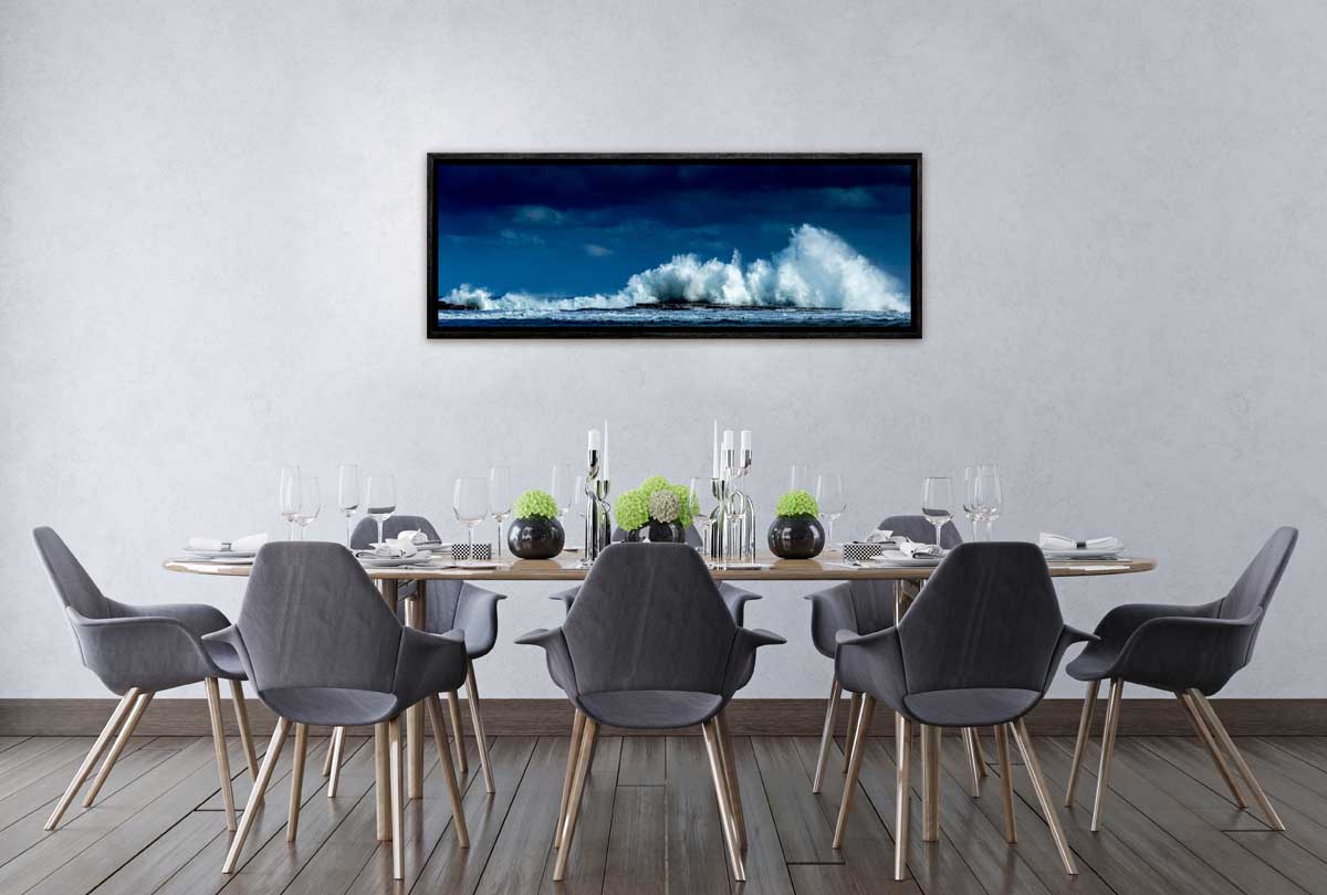 Waves Crashing on Rocks | Canvas Wall Art Print - Final Touch Decor