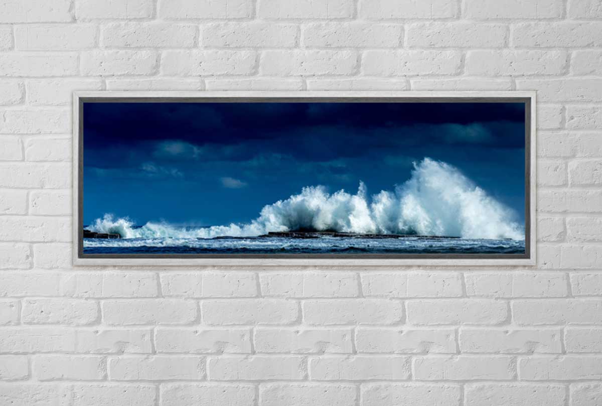 Waves Crashing on Rocks | Canvas Wall Art Print - Final Touch Decor