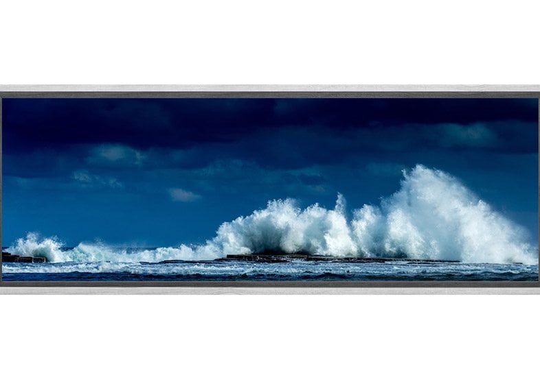 Waves Crashing on Rocks | Canvas Wall Art Print - Final Touch Decor