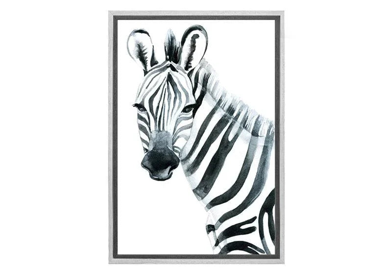 Zebra Watercolour | Canvas Wall Art Print - Final Touch Decor